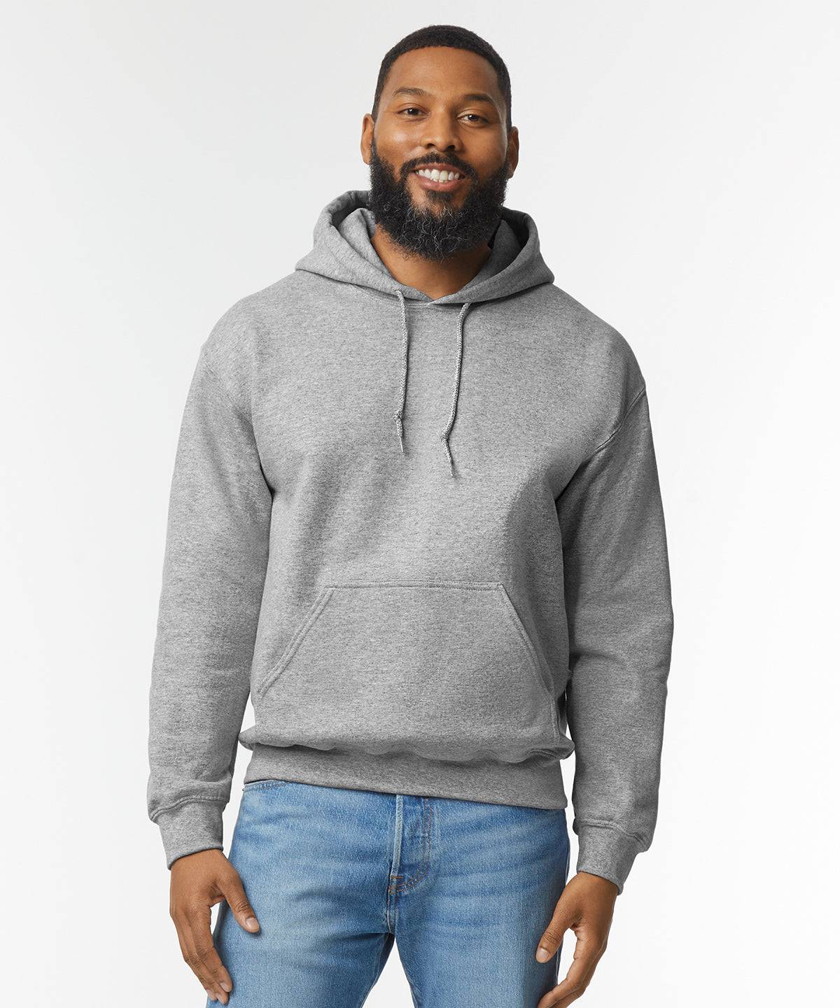 Sport Grey - DryBlend® adult hooded sweatshirt