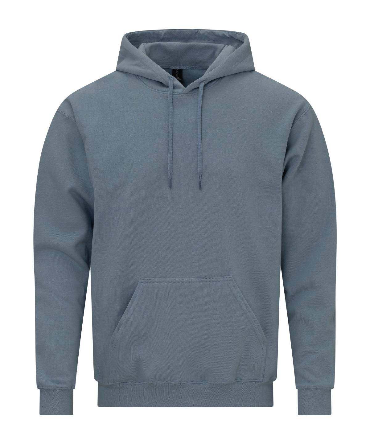 Stone Blue - Softstyle™ midweight fleece adult hoodie