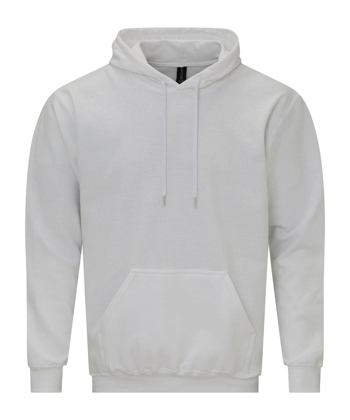 White* - Softstyle™ midweight fleece adult hoodie