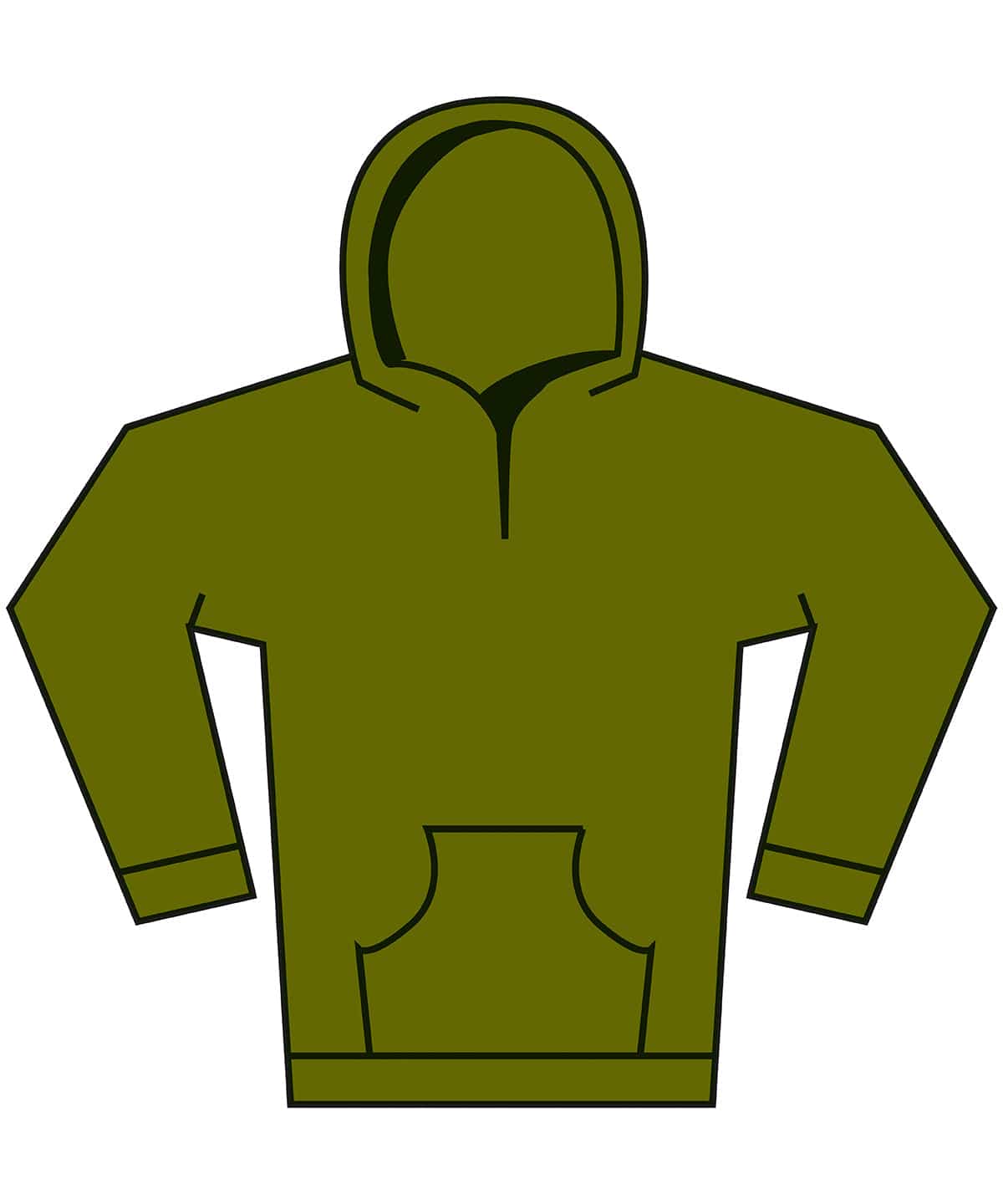 Military Green - Softstyle™ midweight fleece youth hoodie