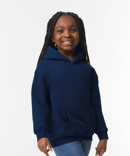 White - Heavy Blend™ youth hooded sweatshirt