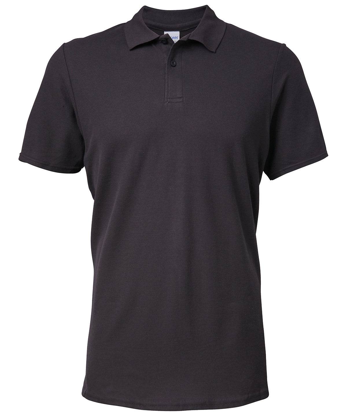 Charcoal - Softstyle™ adult double piqué polo