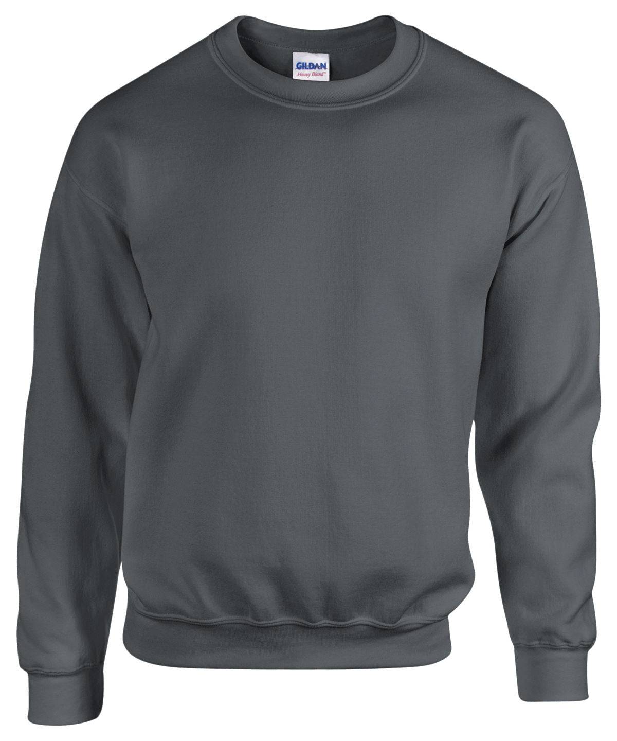 Charcoal*† - Heavy Blend™ adult crew neck sweatshirt