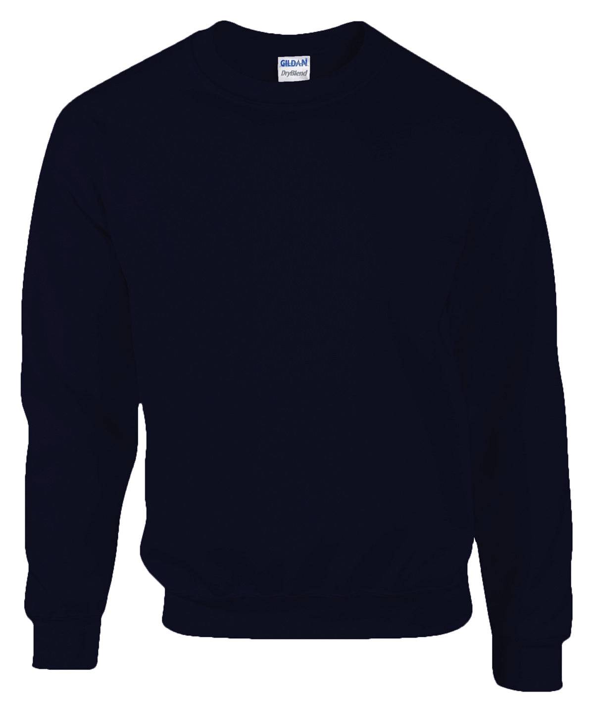 Navy - DryBlend® adult crew neck sweatshirt