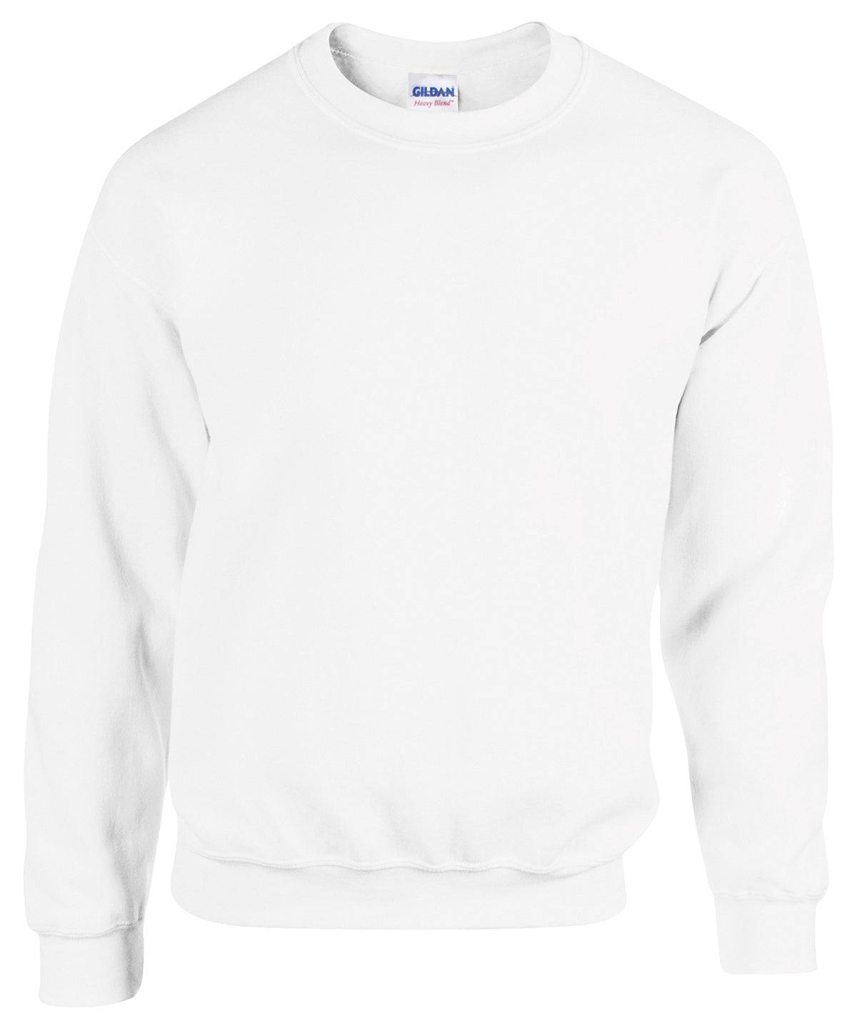 White*† - Heavy Blend™ adult crew neck sweatshirt