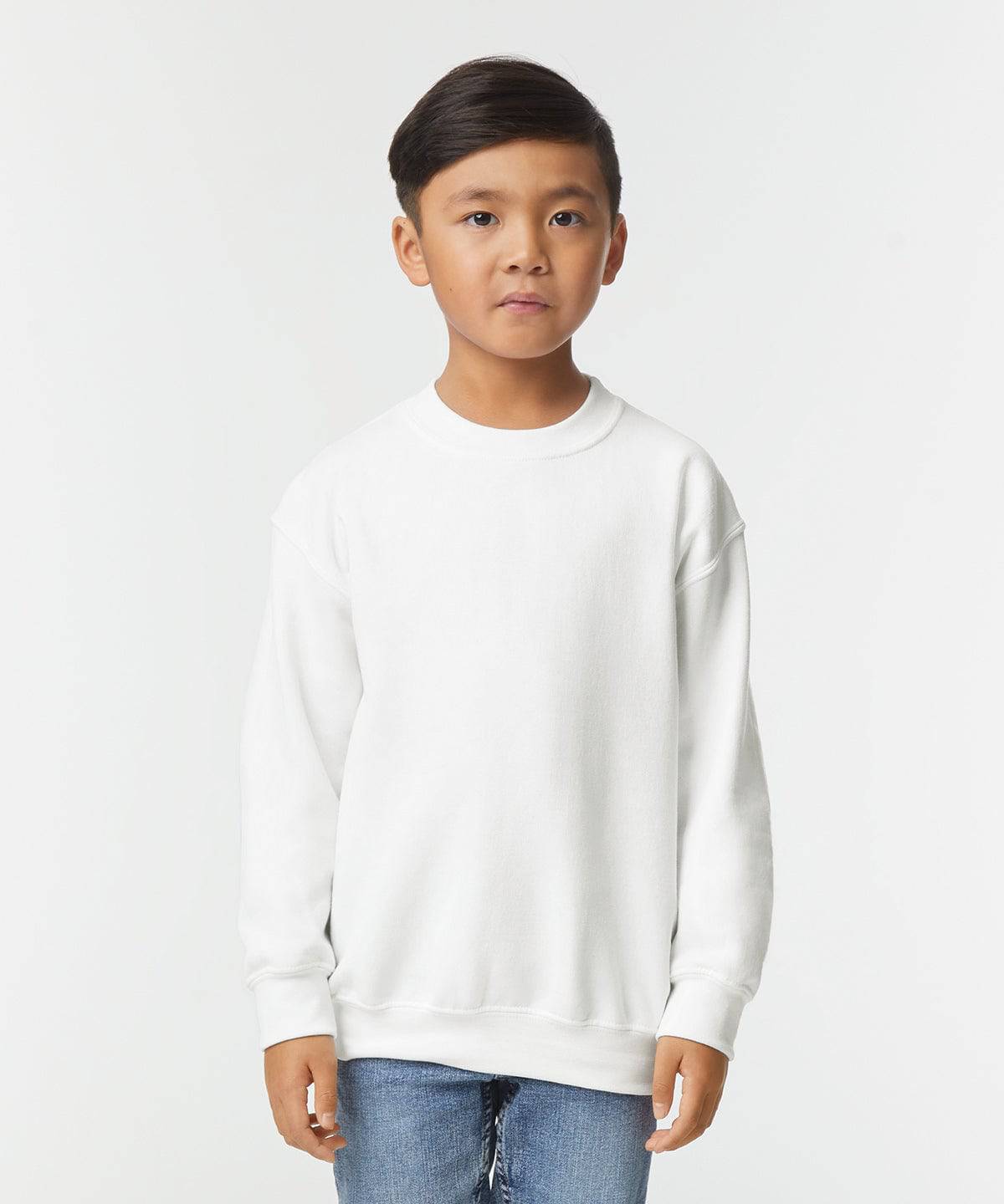 Dark Heather - Heavy Blend™ youth crew neck sweatshirt