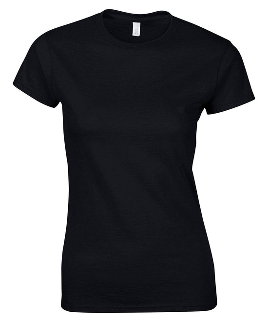 Schwarz - Softstyle™ ringgesponnenes Damen-T-Shirt