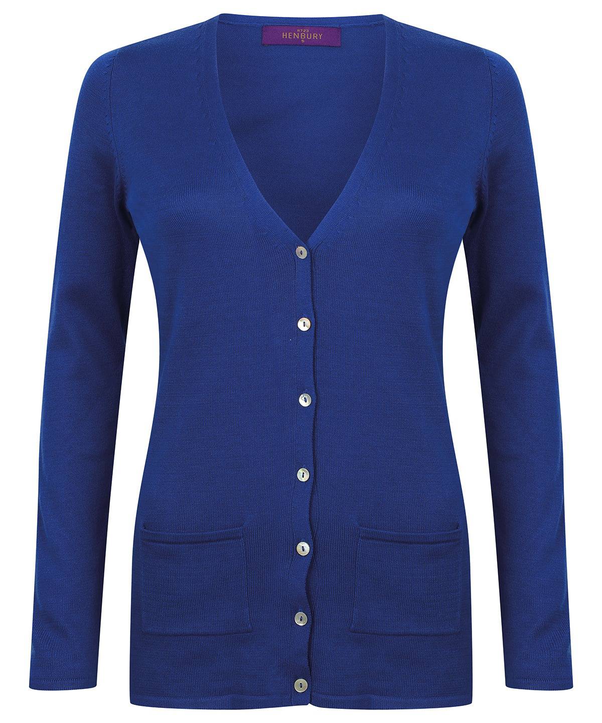 Royal - Women's v-button cardigan