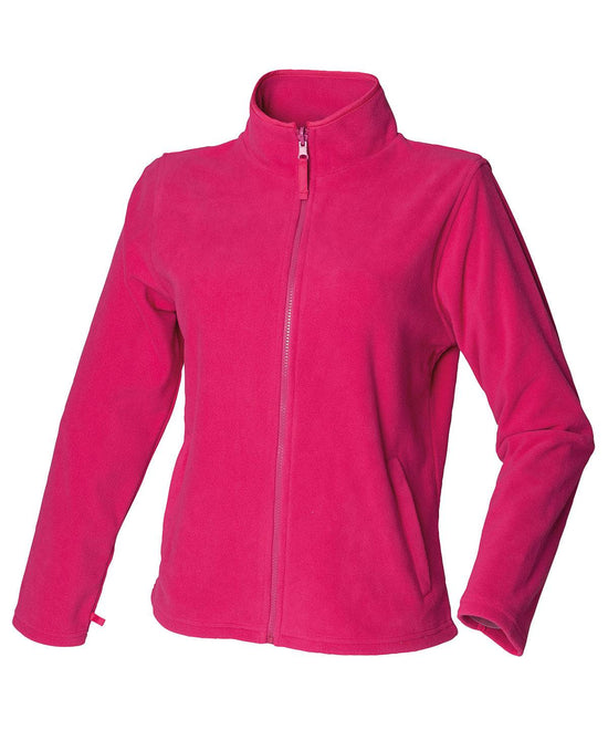 Fuchsia - Women's microfleece jacket