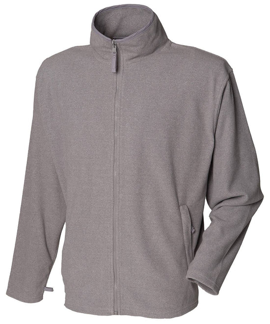 Heather Grey - Microfleece jacket