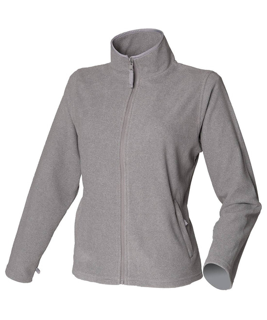 Heather Grey - Women's microfleece jacket