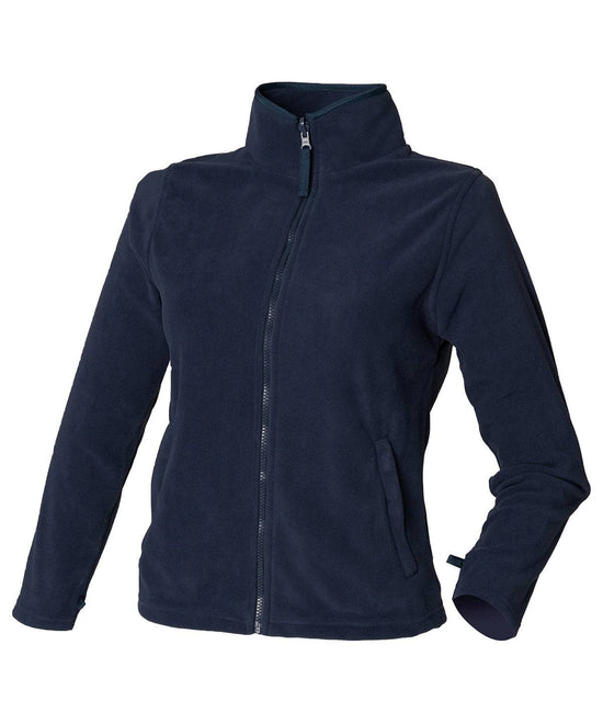 Navy - Women's microfleece jacket