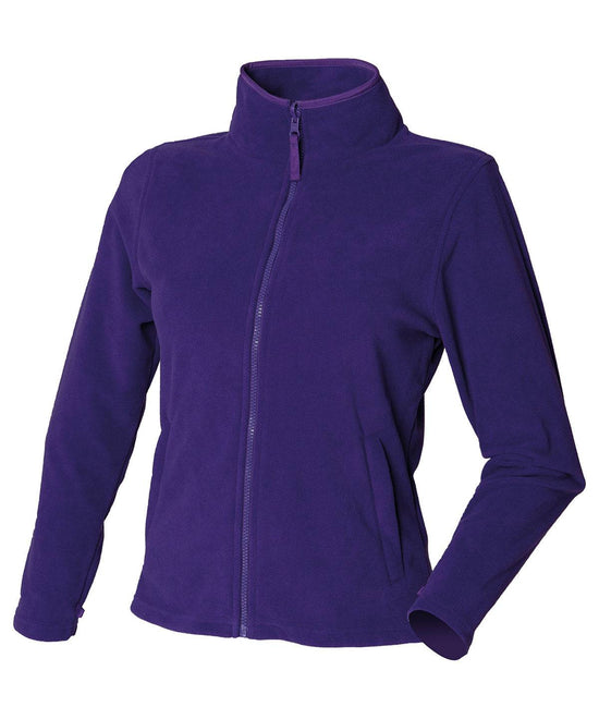 Purple - Women's microfleece jacket