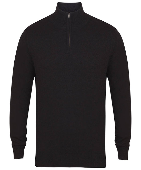 Black - ¼ zip jumper