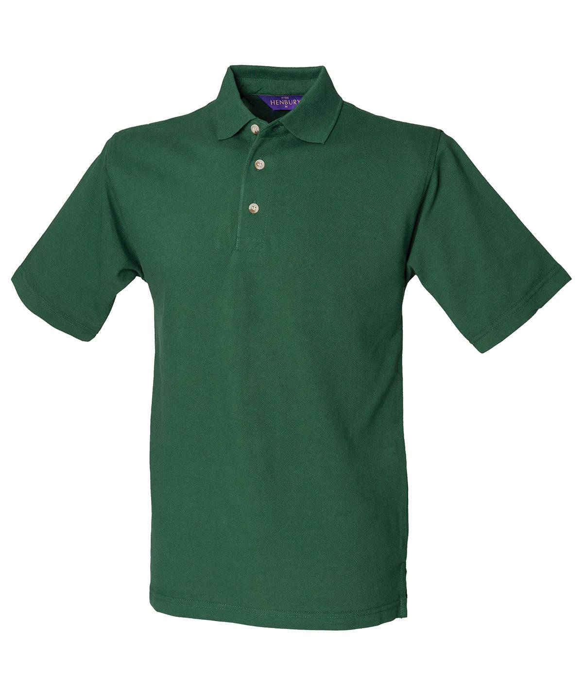 Bottle* - Classic cotton piqué polo with stand-up collar