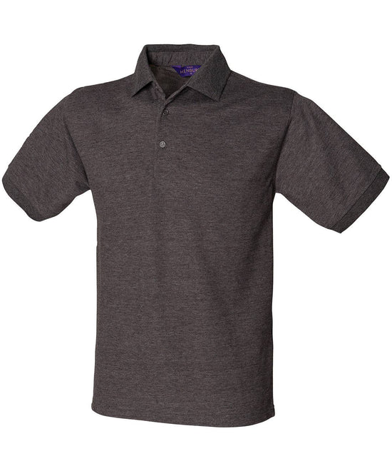 Charcoal - 65/35 Classic piqué polo shirt