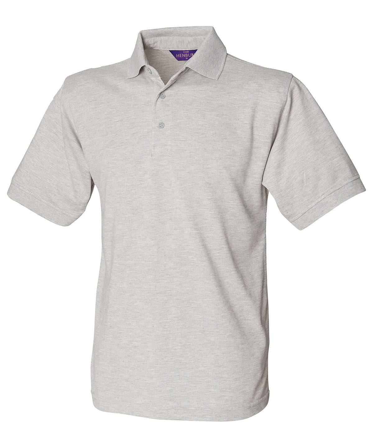 Heather Grey* - 65/35 Classic piqué polo shirt