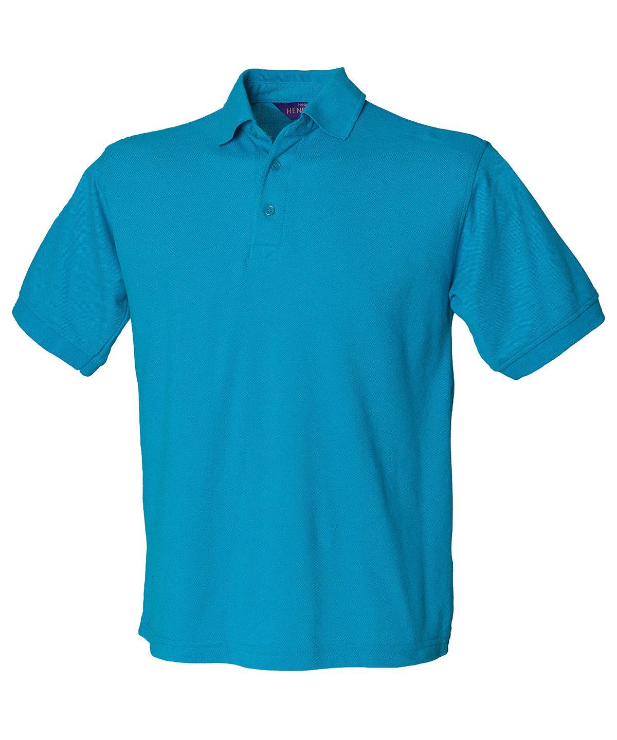 Turquoise - 65/35 Classic piqué polo shirt