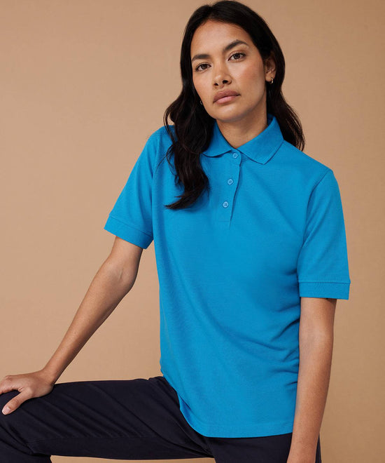 Black - Women's 65/35 polo shirt