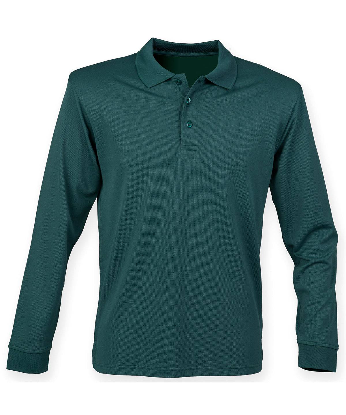 Bottle - Long sleeve Coolplus® polo shirt