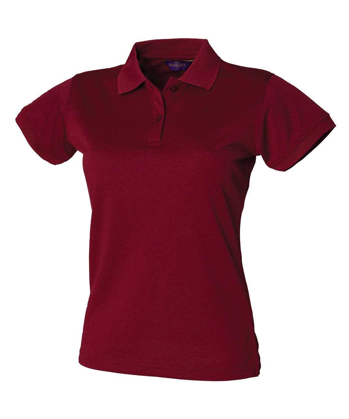 Burgundy - Women's Coolplus® polo shirt