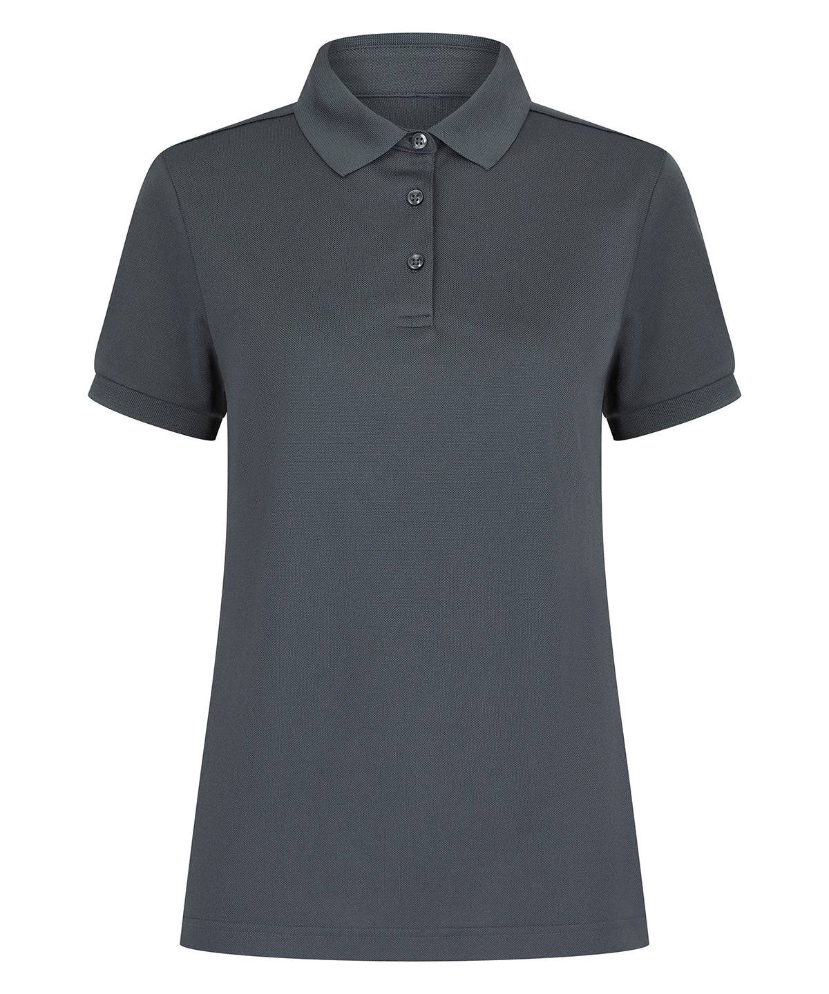 Charcoal Grey - Women’s recycled polyester polo shirt