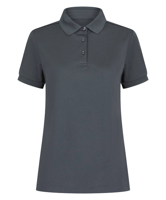 Charcoal Grey - Women’s recycled polyester polo shirt