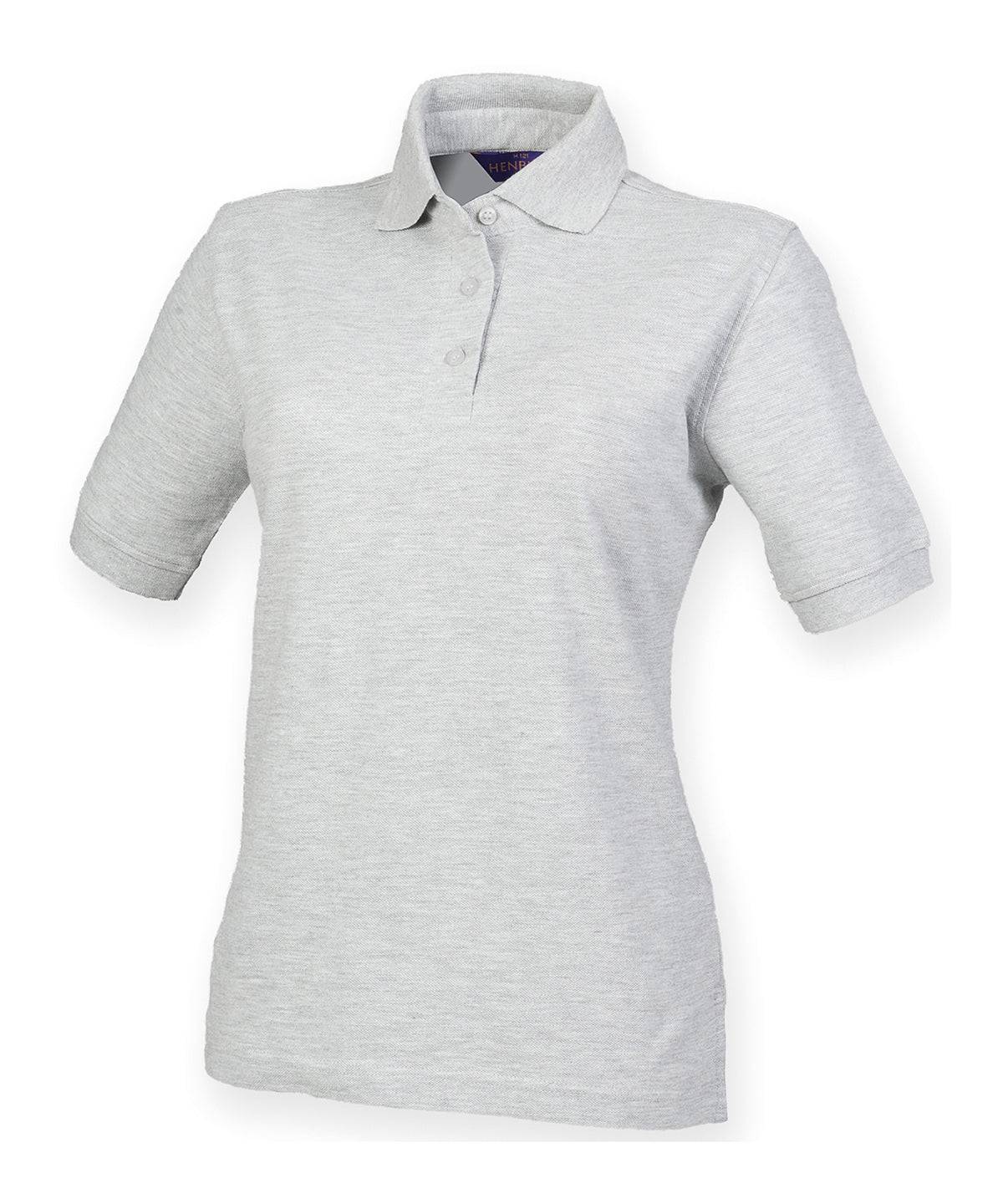 Heather Grey - Women's 65/35 polo shirt