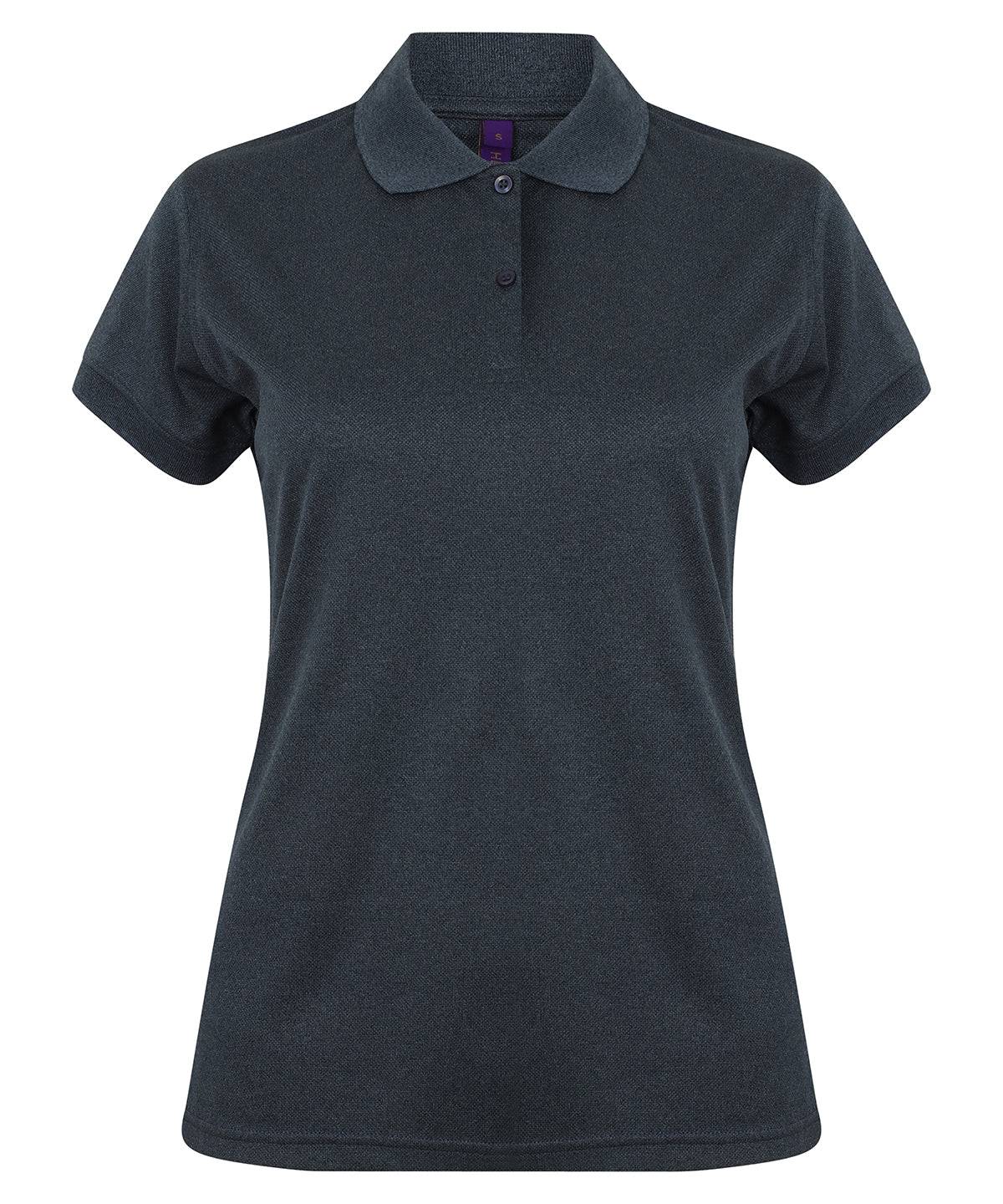 Heather Navy - Women's Coolplus® polo shirt