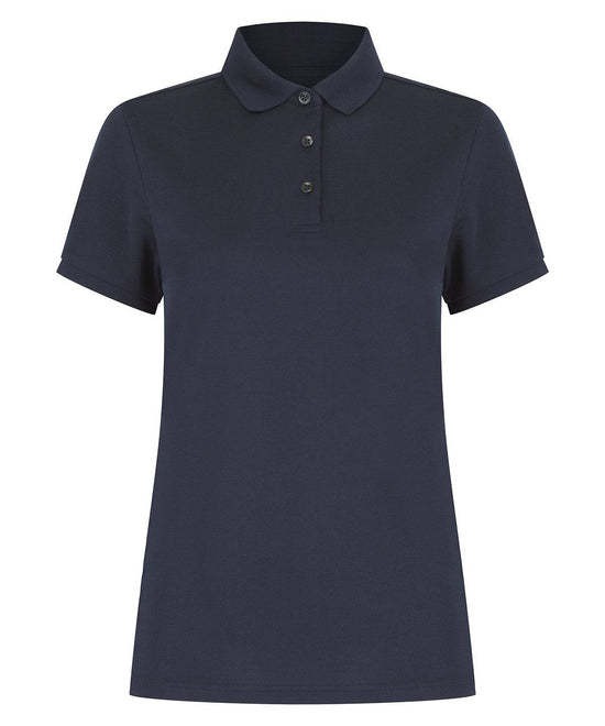 Navy - Women’s recycled polyester polo shirt