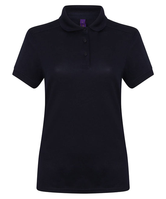 Oxford Navy* - Women's stretch polo shirt with wicking finish (slim fit)