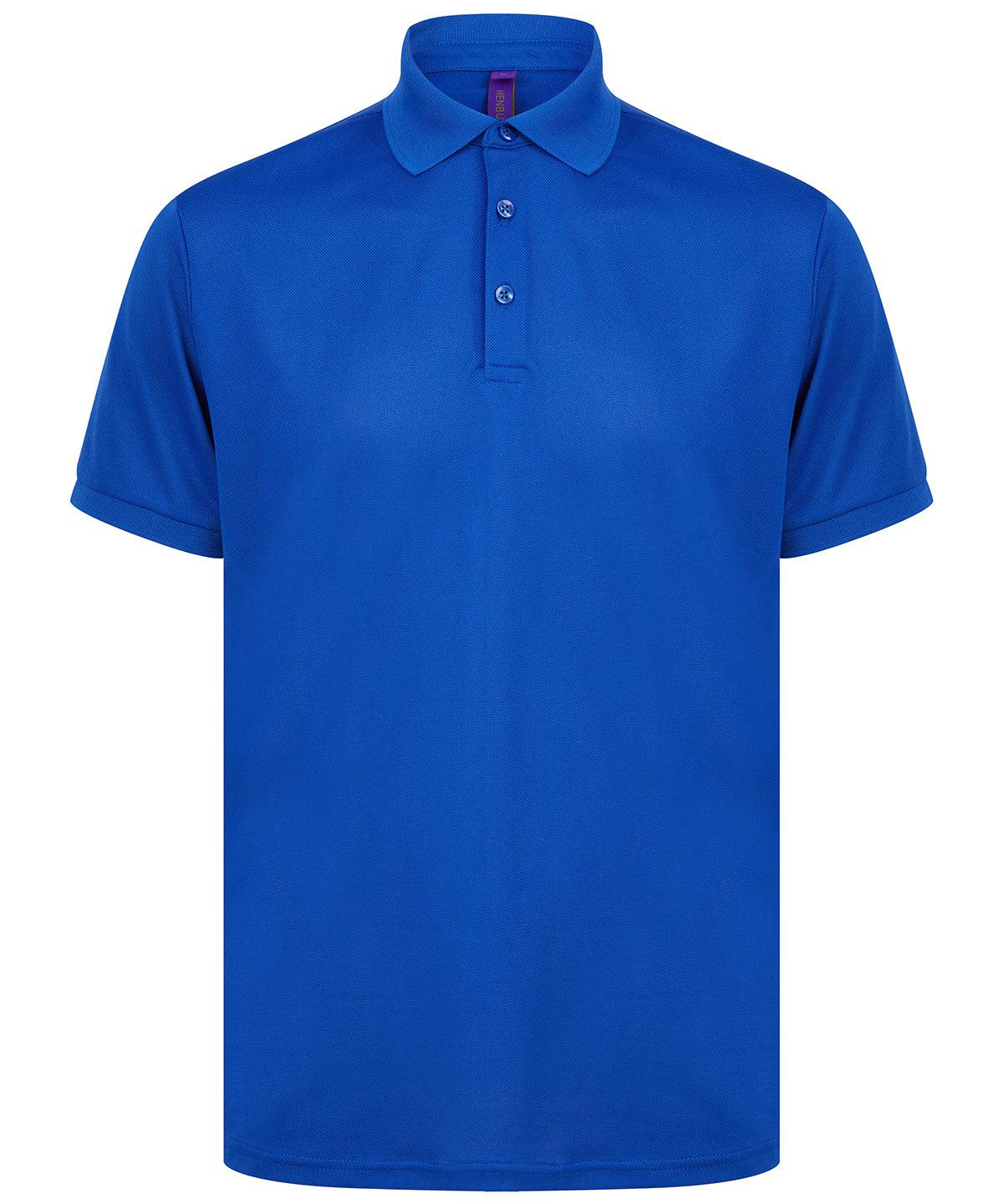 Royal - Recycled polyester polo shirt