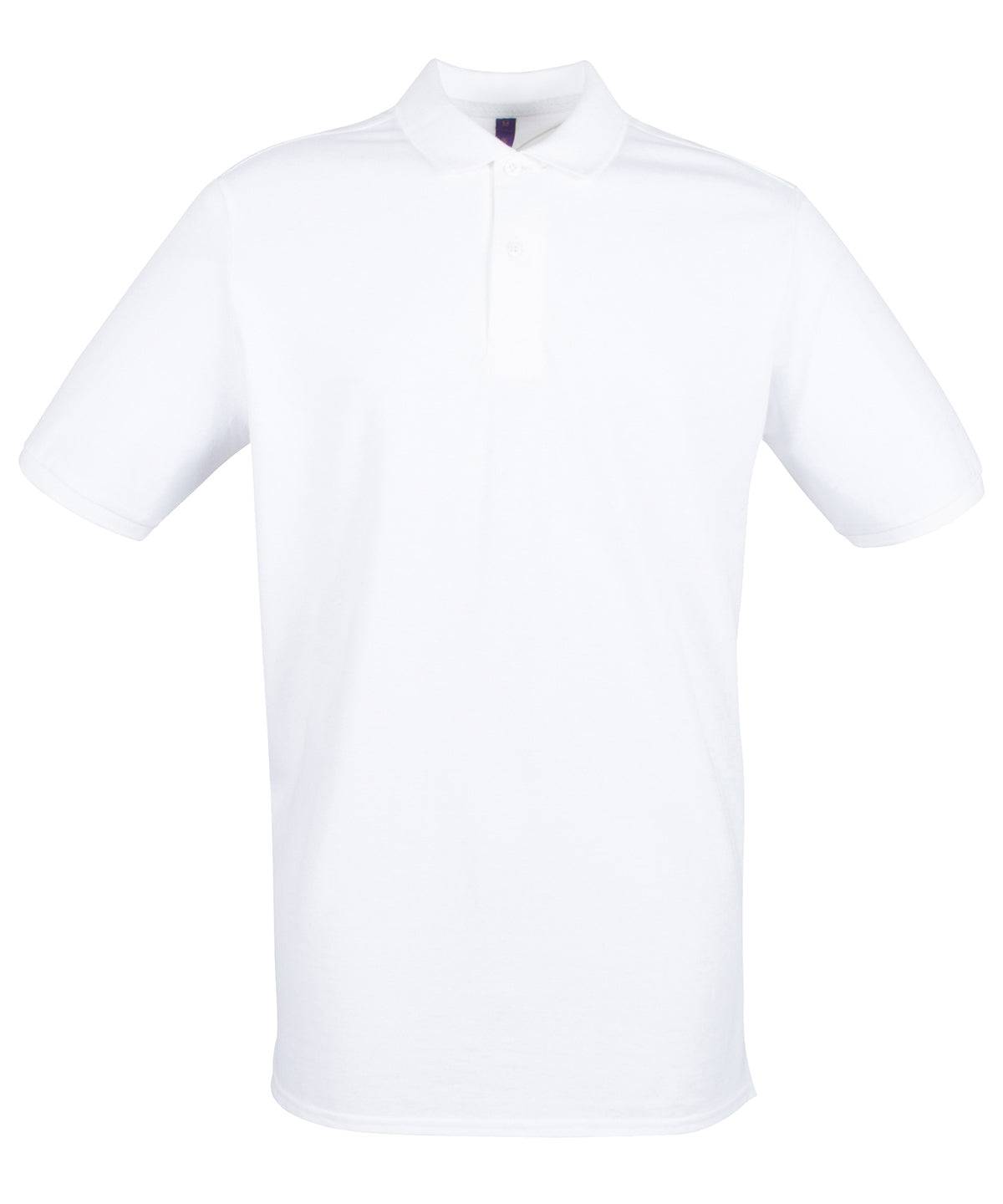 White* - Micro-fine piqué polo shirt