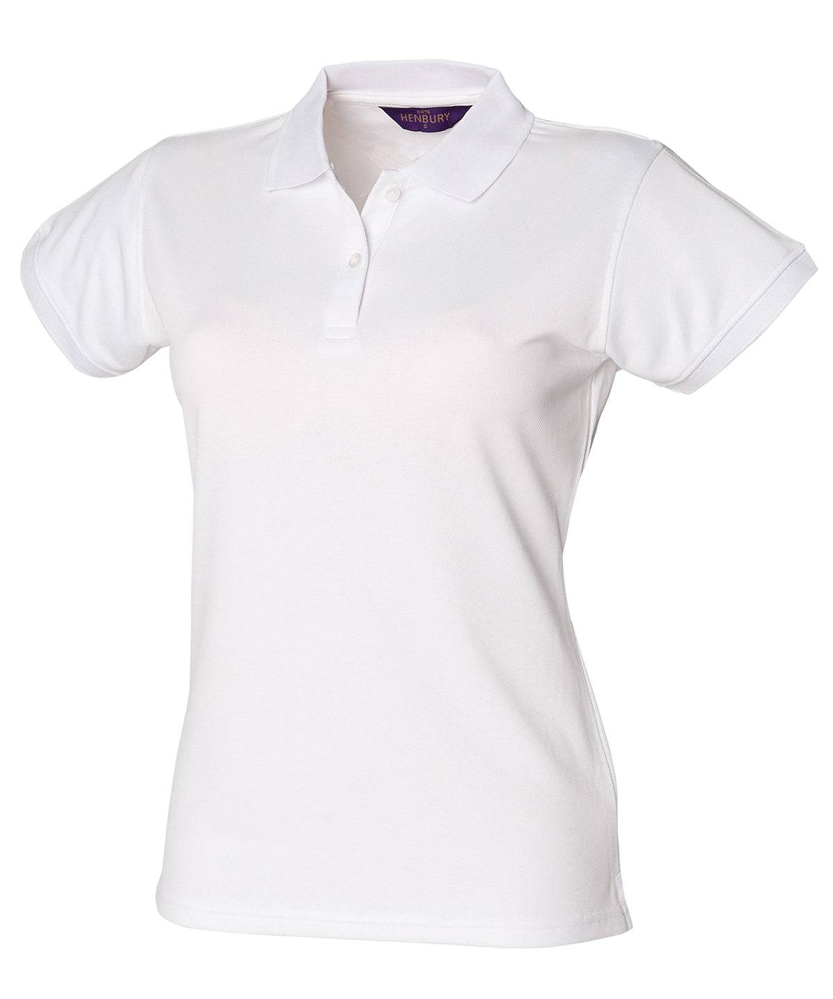 White - Women's Coolplus® polo shirt