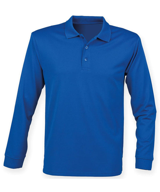 Royal*† - Long sleeve Coolplus® polo shirt