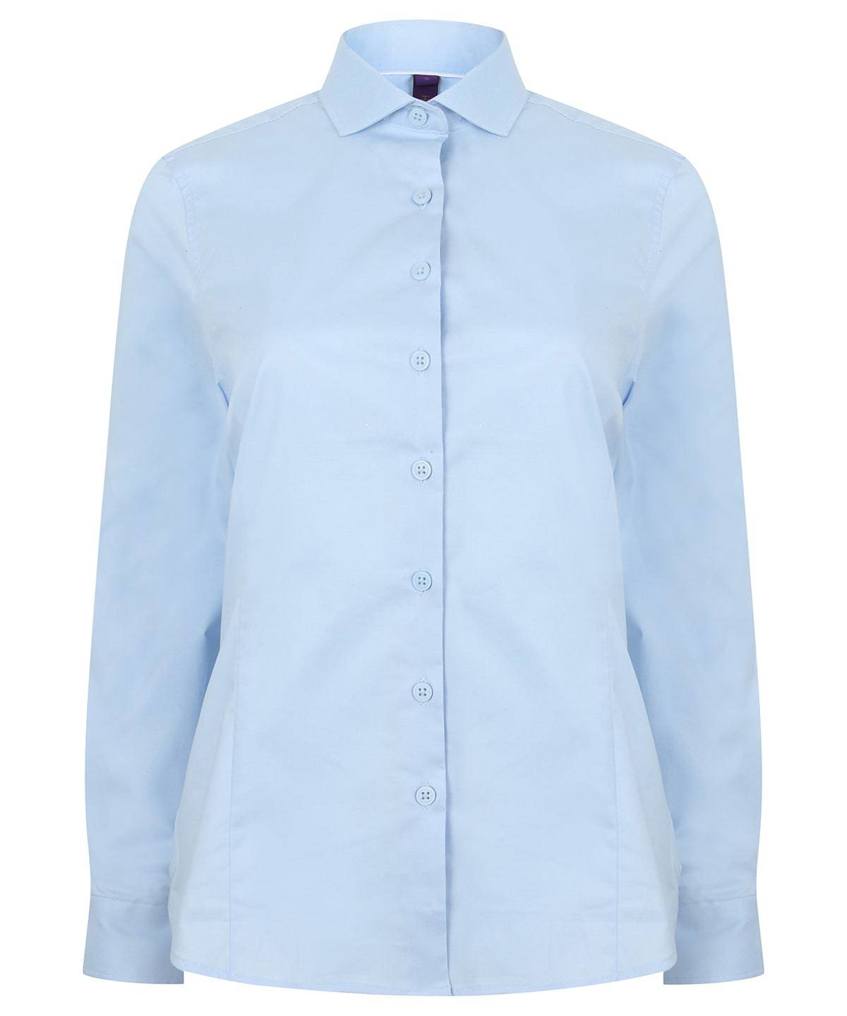 Light Blue - Women's long sleeve stretch shirt