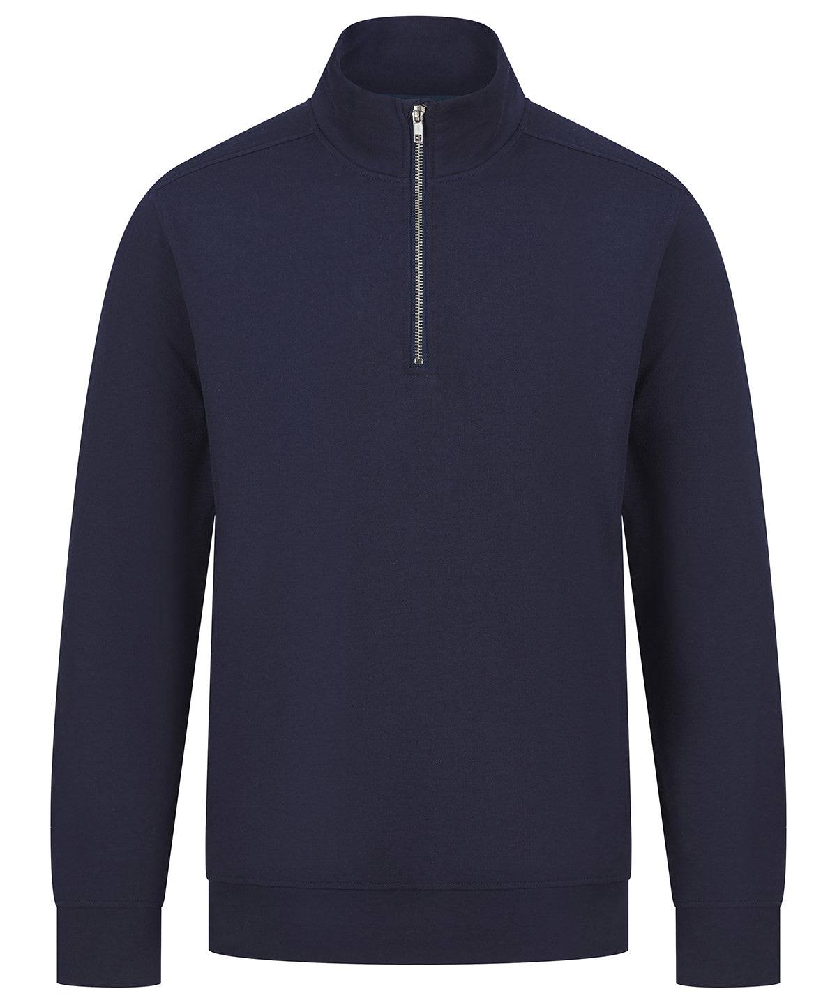 Navy - Unisex sustainable ¼-zip sweatshirt