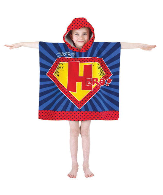 Super Hero - Kids microfibre changing robe