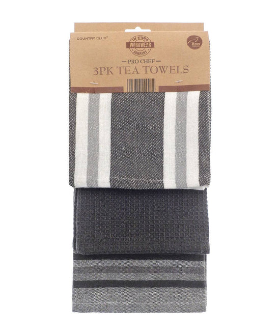 Grey Stripe - Pro Chef tea towel