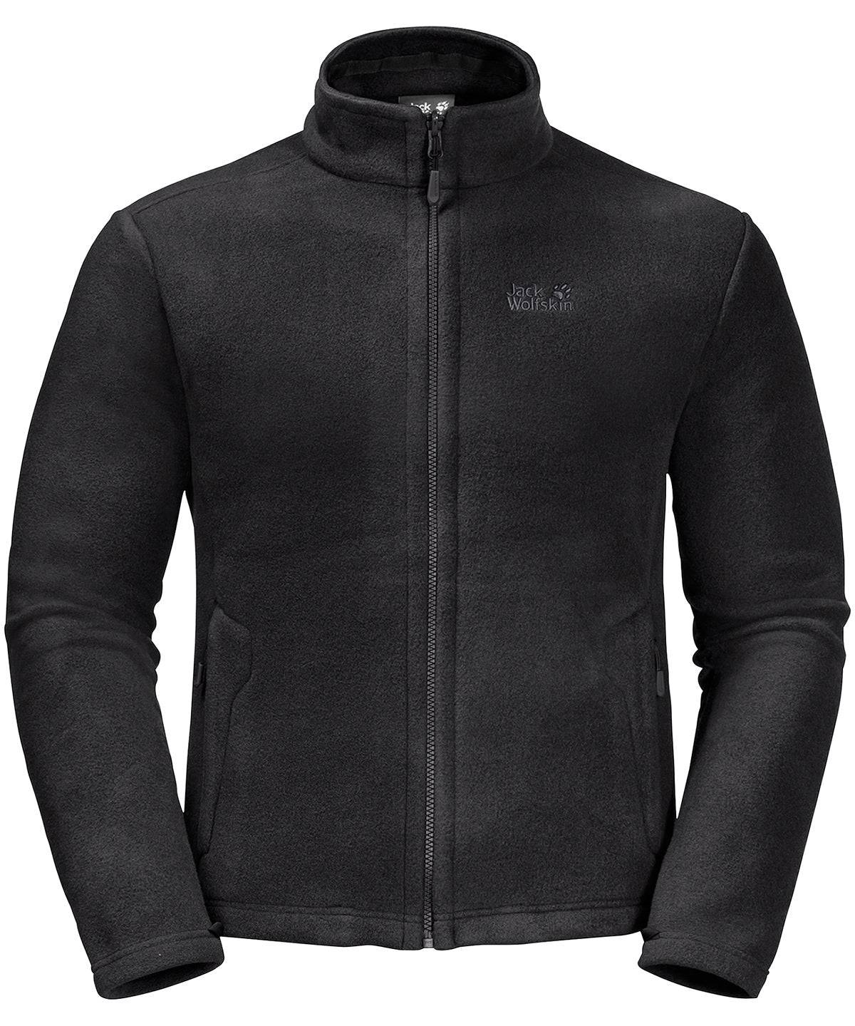 Black - Full-zip midweight fleece (OL)