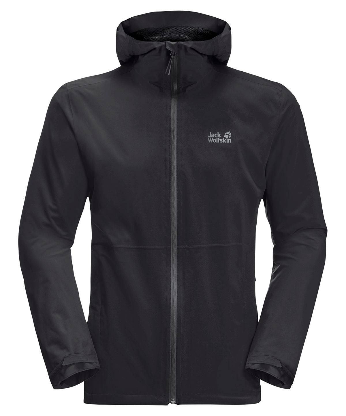 Black - Packable waterproof jacket (OL)