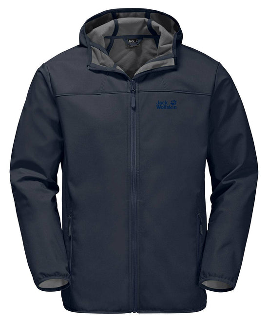 Night Blue - Hooded softshell jacket (OL)