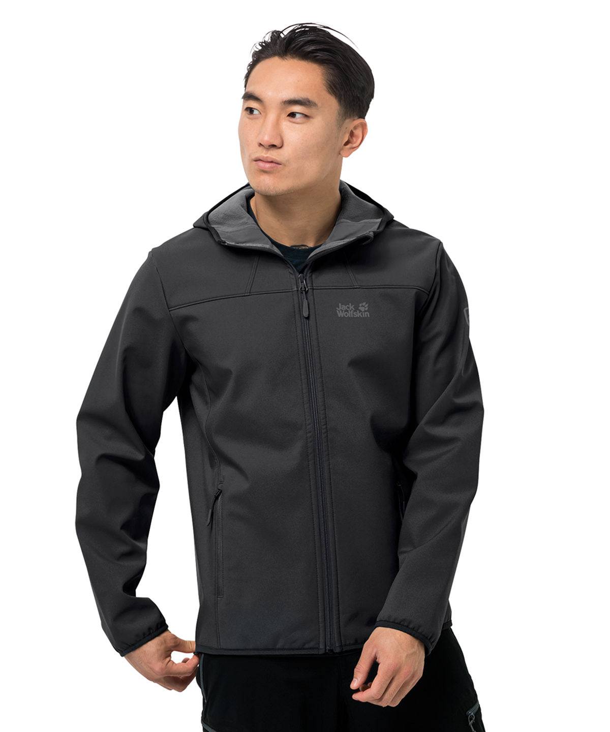 Night Blue - Hooded softshell jacket (OL)