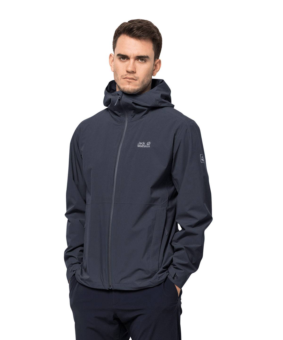 Night Blue - Packable waterproof jacket (OL)