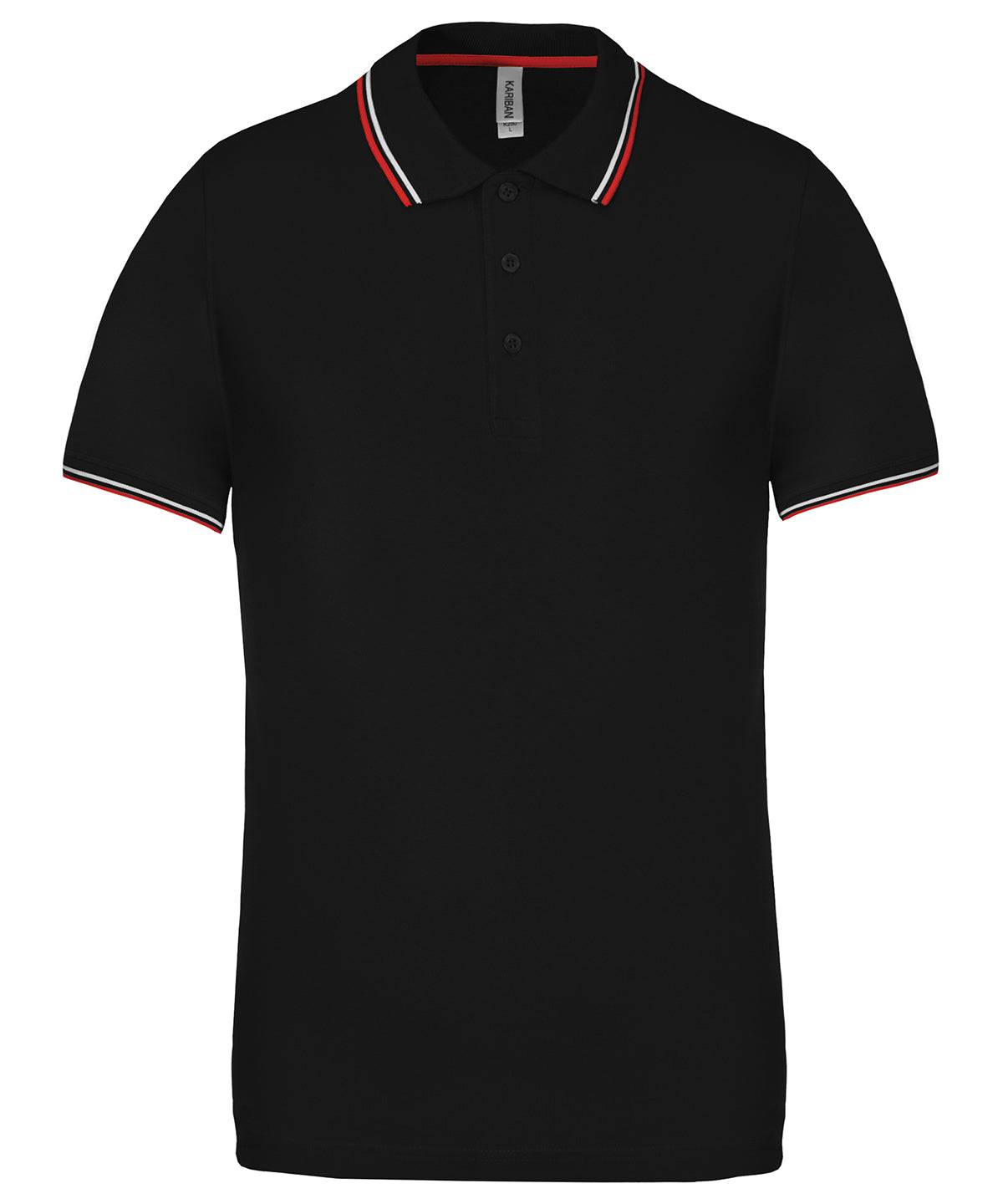 Black - Short sleeve polo shirt