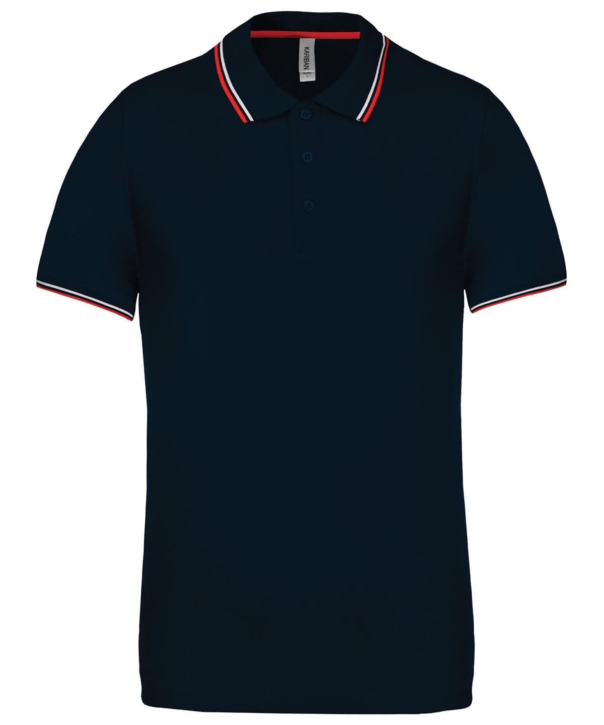 Navy - Short sleeve polo shirt