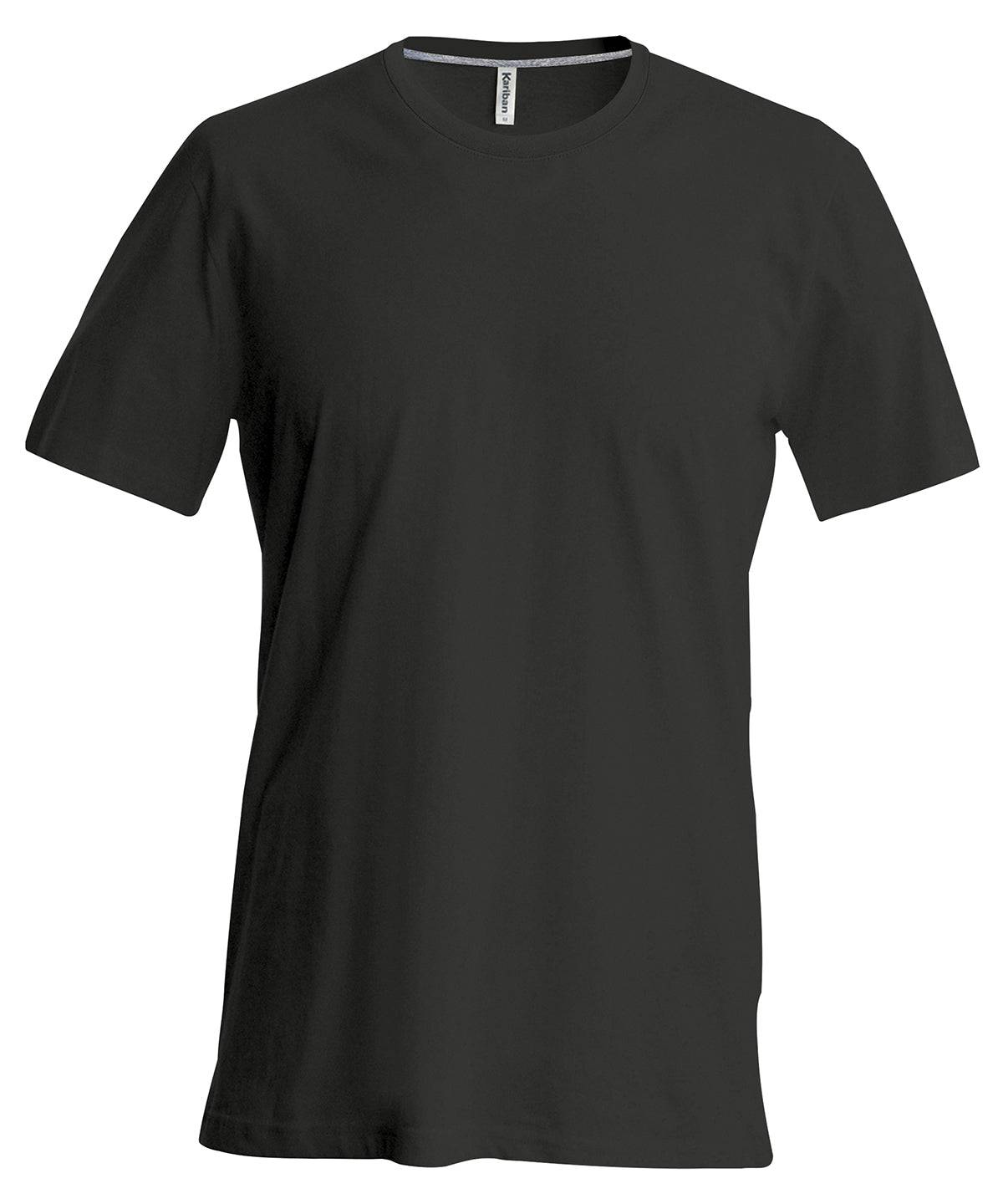 Black - Short-sleeved crew neck T-shirt