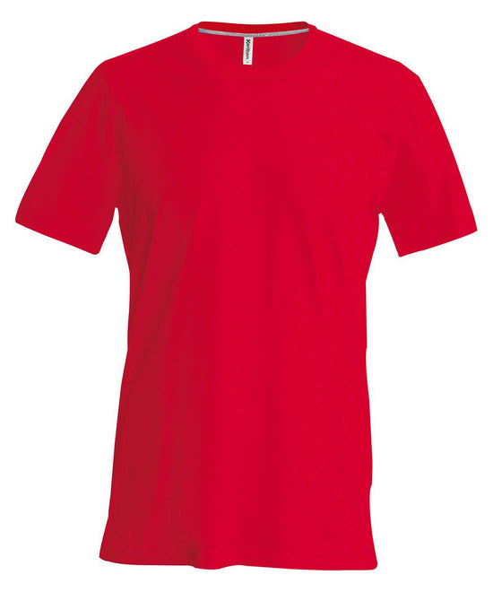 Red - Short-sleeved crew neck T-shirt