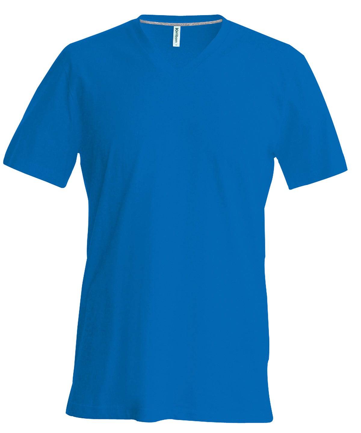 Royal Blue - Men's short-sleeved V-neck T-shirt