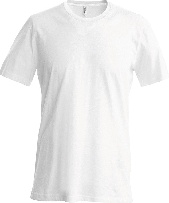 White - Short-sleeved crew neck T-shirt